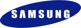 Samsung logo – corporate client of magician Brock Edwards